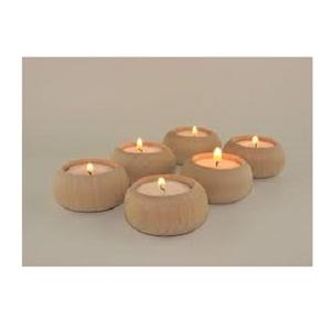 Wood Pillar Candle Holder for Party Decorations Table Decor <b>Christmas</b> Gifts Wholesale Pillar Holders Tealight Wood Candle Stand - Product Image 2