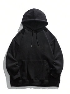 Sudadera con capucha para hombre con estampado personalizado 100% forro polar de algodón para comodidad de invierno - Product Image 2