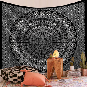 Tapisserie pour décoration de la maison, imprimé personnalisé Mandala bohème grande tapisserie plage jeter Mandala tapisserie - Product Image 2