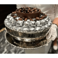 Maravilloso diseño para decoración del hogar, cuenco para servir Chocolate, aperitivos dulces, cuenco para servidor, plato seguro para vajilla de comedor, Chocolate