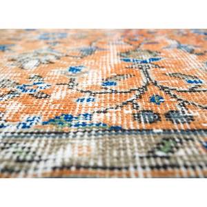 Alfombra de Lana Anudada a Mano de Gran Tamaño, Estilo Vintage, Pae-1525, Patrón Floral Rojo Naranja, para Sala de Estar, Pasillo, Rectangular, para Adolescentes - Product Image 3