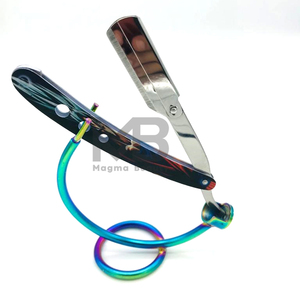 Best Edition Stylish Manual Barber's Precision Stainless Steel Shaving Razor with Single <b>Edge</b> Blade for Men's Grooming - Product Image 5