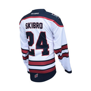 Maillot de hockey sur glace unisexe personnalisé Nouveau design Vêtements de sport fabriqués au Pakistan avec le nom de l'équipe OEM - Product Image 5