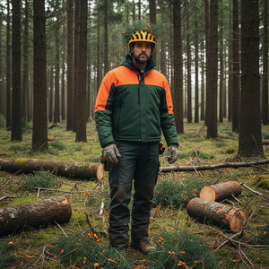 Chaqueta Softshell Elysee SEA BUCKTHORN Verde/Naranja para <span class=keywords><strong>Trabajadores</strong></span> Forestales - Product Image 3