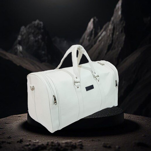 Couverture de sac de voyage en cuir véritable Style tendance avec fermeture à glissière Améliore l'esthétique de vos sacs de voyage - Product Image 6