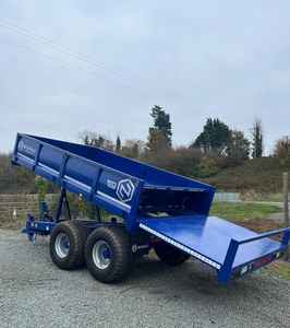 Nouvelle remorque à benne hydraulique pour ferme à vendre légère avec des dimensions personnalisables et une charge de modèle remorques agricoles économiques - Product Image 1