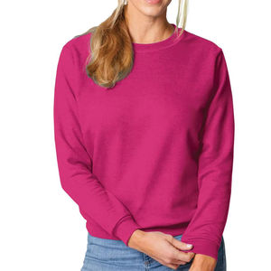 Sweat-shirt à col rond multicolore pour femmes de meilleure qualité personnalisé hiver à manches longues 100% coton pull-over à vendre - Product Image 3