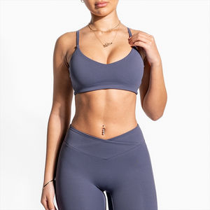 Women's Plus Size <b>Sports</b> <b>Bra</b> Fashion Modal Trend Thin Straps Breathable and Simple Style Buttery Soft Yoga <b>Bra</b> OEM Blank - Product Image 2