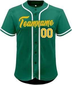 La más vendida ropa deportiva de talla grande uniforme profesional béisbol Softball Jersey elegante nuevo modelo personalizado impresión superior demandado - Product Image 4