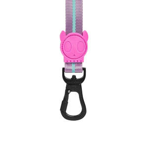 Laisse de luxe Aura pour chien, réglable, durable, en corde de polyester solide, style western classique, motif dessin animé, personnalisable avec lettres, pour chats légers - Product Image 3