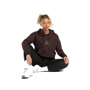 Qualité supérieure impression personnalisée 320gsm femmes 100% coton polaire pull à capuche respirant écologique personnalisable - Product Image 5