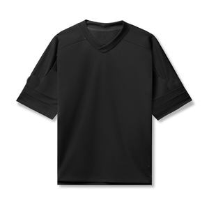 Camiseta personalizable de uniforme de fútbol americano, diseño de manga corta transpirable para ropa deportiva de verano - Product Image 1