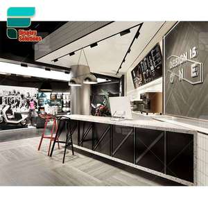 Présentoir de magasin de motos sur mesure Ensemble complet de meubles pour casque de <span class=keywords><strong>scooter</strong></span> Salon de l'habillement - Product Image 5