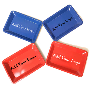 Petit Plateau Logo Imprimé <span class=keywords><strong>Tabac</strong></span> Boîte 18x14cm Plateau Roulant Personnalisé avec Couvercle - Product Image 1