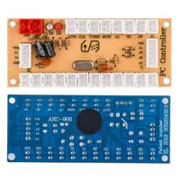 USB Arcade Joystick Circuit Board Zero Delay Arcade USB Encoder PC to Joystick Board Kit for Digital Analog Modes Game Equipment