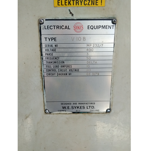 Machine à former les engrenages hydraulique haute vitesse Sykes pour la découpe de précision des engrenages dans la fabrication industrielle - Product Image 4