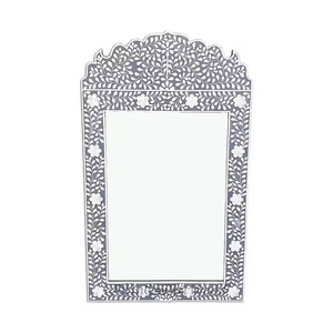 Top Selling Premium Elegant Handmade Bone Inlay Modern Pattern Wall <b>Mirrors</b> by crescent crafts - Product Image 1