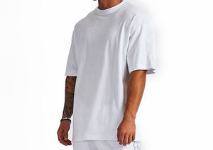 เสื้อยืดออกกำลังกายผ้าฝ้าย100% ปรับแต่งได้2024ออกแบบได้เองเสื้อยืดยาว GSM ขนาดใหญ่ใส่สบายสำหรับผู้ชาย3D เย็นแห้งระบายอากาศได้ดี - Product Image 2