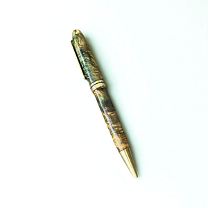 Stylo à bille en bois de ronce naturel 0.7mm largeur d'écriture ensemble de papeterie de qualité supérieure pour offrir en cadeau - Product Image 3
