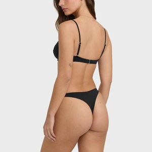 New arrival 2026 Bikini Manufacturer Swimwear Female Adjustable Bathing Suit <b>String</b> Extreme Triangle Leopard <b>Top</b> Bikini - Product Image 3
