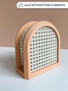 ที่ใส่ผ้าเช็ดปากหวายไม้โค้งแบบพรีเมี่ยมสำหรับโต๊ะรับประทานอาหารแบบทันสมัยการตกแต่งห้องครัวและใช้ในบ้านทุกวันจากอินเดีย - Product Image 2