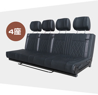 Siège-lit réglable en cuir pour camping-car, 1 à 4 places, réversible, pliable, plusieurs options de couleurs, Mercedes-Benz Sprinter Daily Caravan