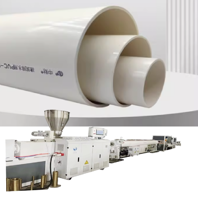 Upvc Drainage Pipes Extrusion Machinery 20-315mm PVC Extrusion Pipe Making Machine Production Line