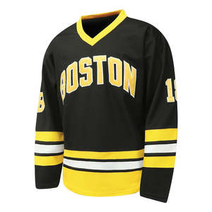 Maillot de hockey sur glace pour hommes de qualité supérieure Panneaux en maille fabriqués Tissu extensible 100% polyester Séchage rapide Nom de l'équipe personnalisé pour Ultimate - Product Image 3