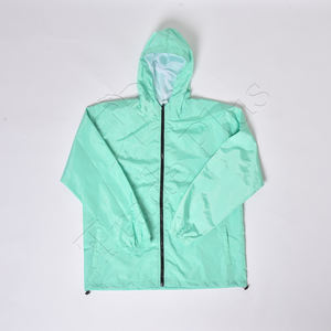 Chaquetas de lluvia ligeras empacables impermeables 2025, chaqueta cortavientos con cremallera personalizada con capucha, chaqueta impermeable para lluvia - Product Image 1