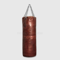 Sac de frappe en cuir de haute qualité, personnalisé avec logo imprimé, couleur sur mesure, léger, rempli de sable, pour l'entraînement de boxe et de MMA