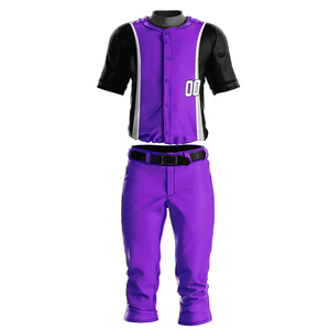 Ropa deportiva transpirable de secado rápido Unisex de alta calidad, conjunto de uniforme de béisbol y softbol hecho a medida, nuevo diseño, técnicas impresas para - Product Image 6