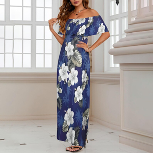 กระโปรงลายชนเผ่าโพลินีเซียแบบใหม่ขายส่ง กระโปรงลากพื้นสำหรับผู้หญิง แฟชั่นชายหาดสไตล์ฮาวาย - Product Image 2