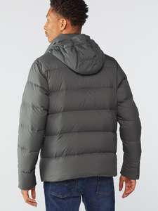 Chaqueta acolchada para hombre, abrigo de burbujas, Logo OEM, gran tamaño, Burbuja, color negro, para invierno - Product Image 3