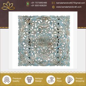 Exportador indio experimentado que vende Panel de pared de madera hecho a mano de aspecto vintage de alta calidad Color personalizado para restaurante en casa - Product Image 3