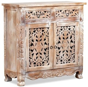 Buffet moderne en bois de manguier pour le salon, la cuisine, la salle à manger, la chambre à coucher et la salle de bain. - Product Image 2