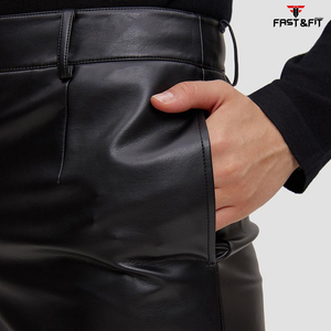 2025 Venta caliente transpirable ligero de secado rápido Pantalones de mujer colores de moda personalizados pantalones de cuero para mujer - Product Image 6