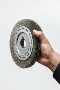 Brosse à fil métallique en acier inoxydable de fabrication indienne pour le polissage des métaux ou la préparation des surfaces, disponible au prix d'usine - Product Image 4