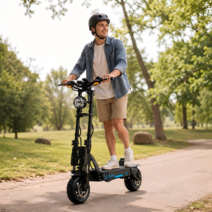 Scooter Eléctrico para Adultos <span class=keywords><strong>GSPACE</strong></span> Mars ECO, Motor de 72V 2000W, Rueda Grande de 11 Pulgadas, Scooter Eléctrico de Largo Alcance, Motocicleta Eléctrica - Product Image 1
