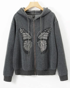 Sudaderas con capucha de gran tamaño para hombre, ropa de calle personalizada de alta calidad, ropa de invierno teñida lisa de algodón y poliéster, venta al por mayor - Product Image 5