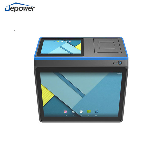 New Android Desktop All-in-One10.1inch Touch Screen POS Tablet Terminal USB Interface Cash Register Printer 1-Year Warranty