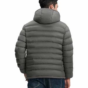 Veste bouffante pour femmes manteaux amples rembourrés décontractés épaissir les vêtements en coton léger avec col montant bouffant uni - Product Image 4