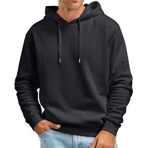 Wholesale High Quality Customized Logo Knitted Polyester/Cotton Lightweight Fleece Windproof Heated <b>Pullover</b> <b>Men</b> Sweat Shirts - Product Image 3