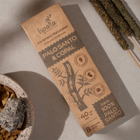 Varillas de Incienso Naturales al por Mayor, Hechas a Mano, Bursera Graveolens, Palo Santo y Copal de Perú, Aromaterapia, Sin Carbón, Varillas de Incienso para Purificar