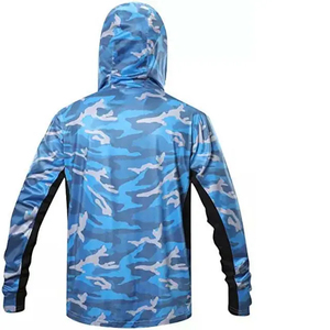 Customized High Quality UPF50+ Fishing <b>Shirt</b> Quick-Drying UV <b>Moisture</b>-<b>Wicking</b> Breathable 100% Polyester Long Sleeves Plus Size - Product Image 3