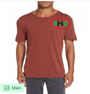 เสื้อยืดผู้ชายทรงโอเวอร์ไซส์ ผ้าฝ้ายคุณภาพสูง 100%  ถักทออย่างดี  รับสกรีนโลโก้ แขนสั้น ลายพิมพ์ ระบายอากาศได้ดี ไซส์ใหญ่ สไตล์ลำลองสมาร์ท - Product Image 3