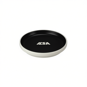 Plato Plano de Melamina Ilsa Taiji en Color Marfil/Negro, 15.2 x 2.7 cm, Platos y Vajilla Duraderos - Product Image 2