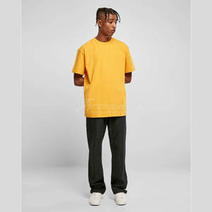 T-shirt décontracté à manches courtes pour homme, coupe classique, en tissu éponge, couleur unie, impression personnalisée - Product Image 6