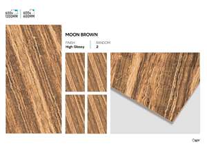 Azulejos de Porcelana de Alto Brillo 600x1200mm, Solución de Suelos de Lujo Pulidos para Arquitectura Moderna - Product Image 3