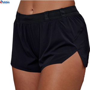 Shorts pour femmes Hot BOBBIN INDUSTRIES Qualité supérieure Été Double couche 2 en 1 Doublure en maille Spandex/Coton Élastique Respirant - Product Image 2
