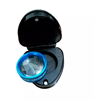 BLUE COLOR 20D LENS DOUBLE ASPHERIC LENS for EYE TESTING LENS WITH BOX PACKING......